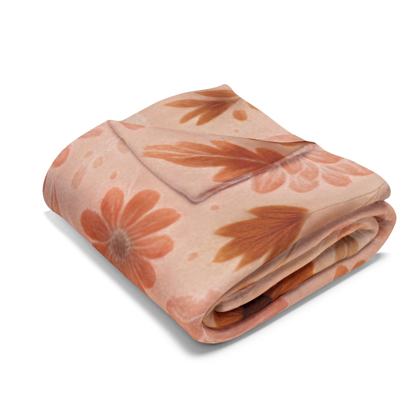 Cozy Floral Arctic Fleece Blanket, Soft Throw for Home Decor, Great Gift for Fall, Movie Nights, Autumn Decor, Cozy Nights