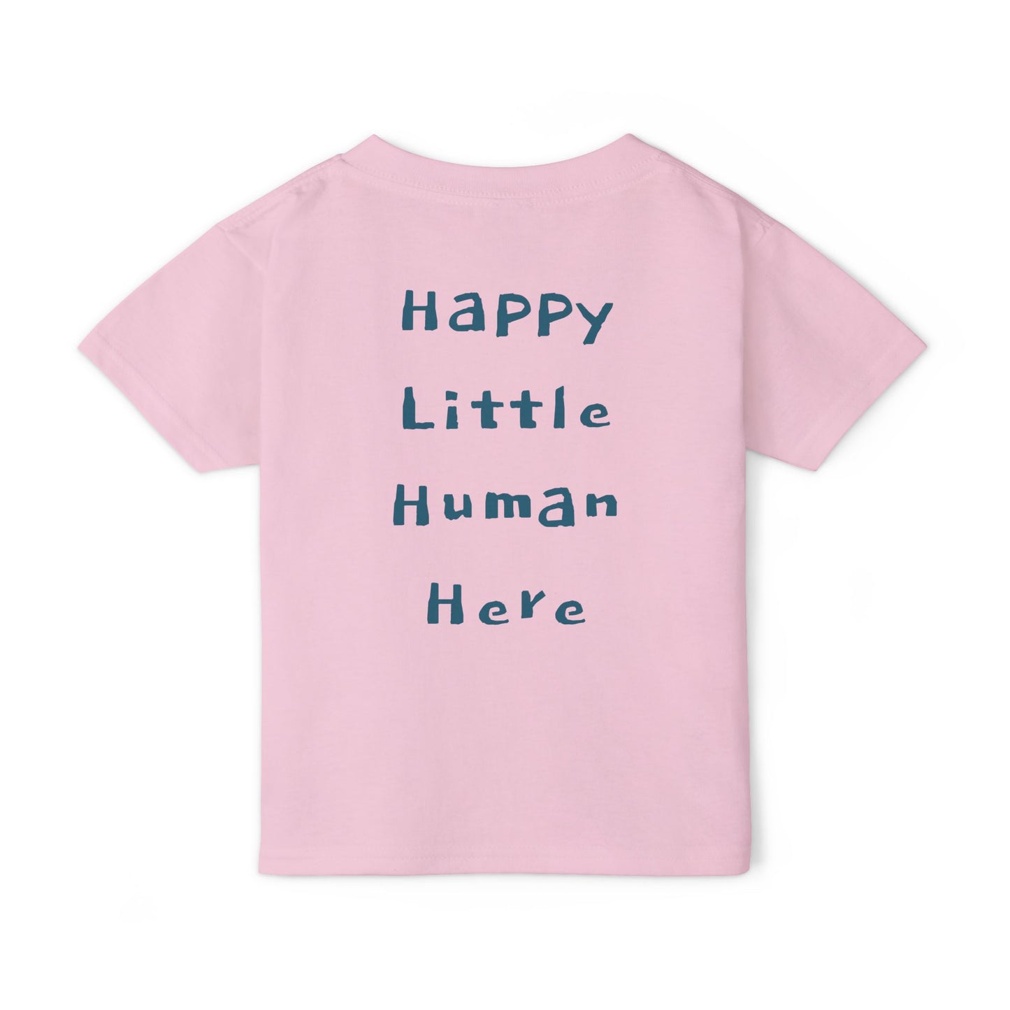 Little Explorer Toddler T‑Shirt — Cute Animal Crew with “Little Explorer” Front & “Happy Little Human Here” Back