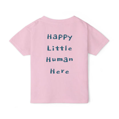 Little Explorer Toddler T‑Shirt — Cute Animal Crew with “Little Explorer” Front & “Happy Little Human Here” Back