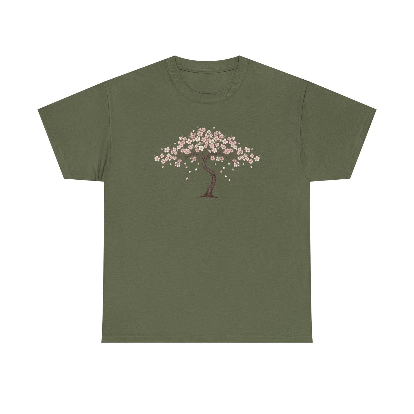 Cherry Blossom Tree T-Shirt — Minimal Floral Spring Tee