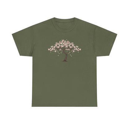 Cherry Blossom Tree T-Shirt — Minimal Floral Spring Tee