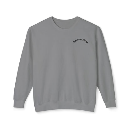 Crewneck Sweatshirt - "Romans 12:10" Minimal Christian Faith Pullover