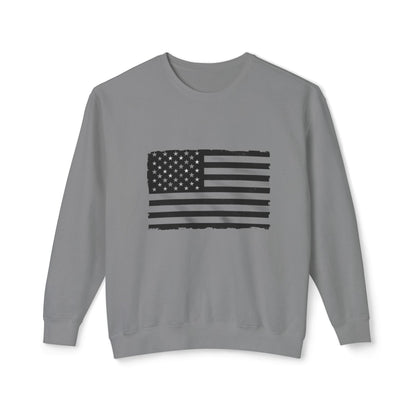 Vintage Distressed American Flag Sweatshirt