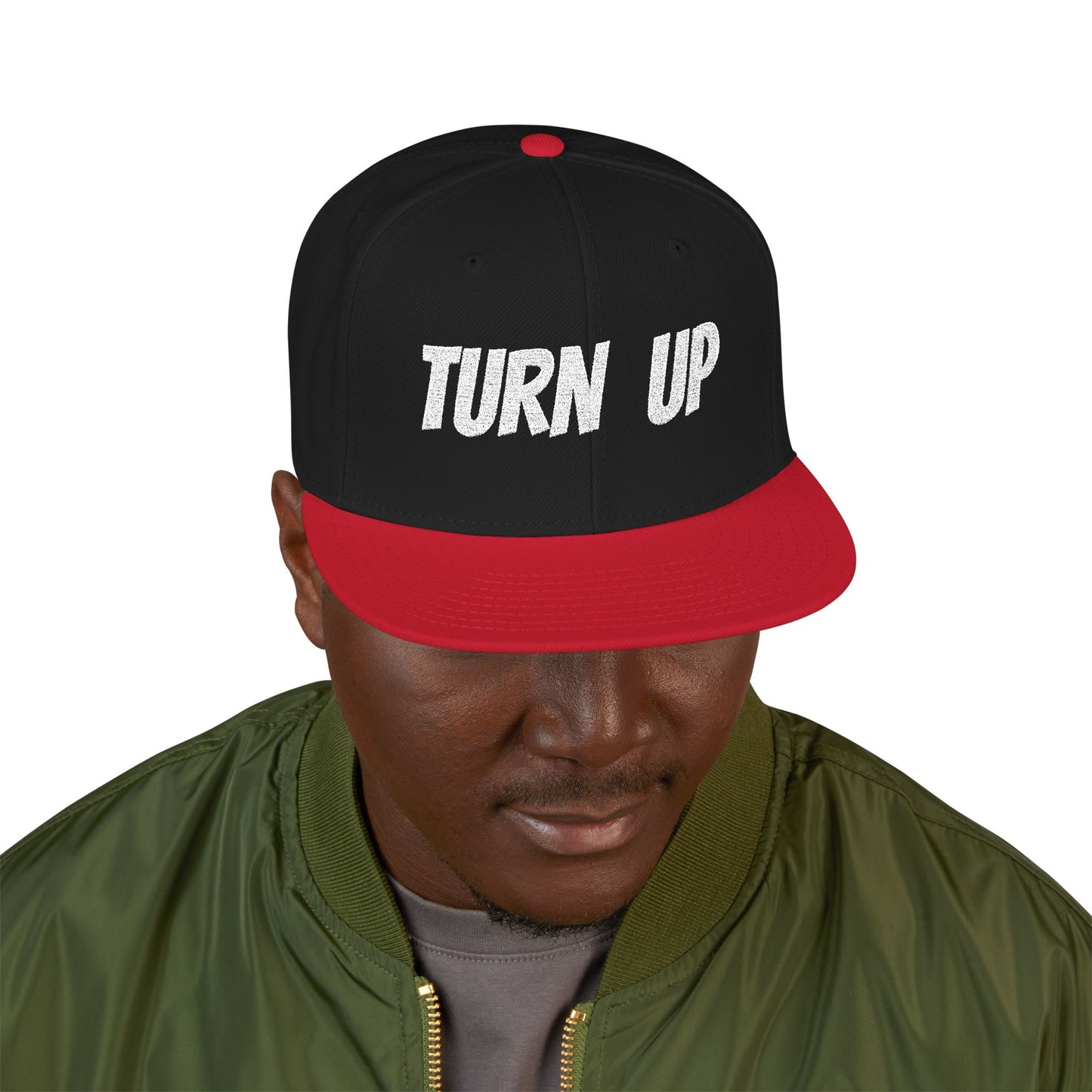 Snapback Hat — "Grown Up" Embroidered Streetwear Cap