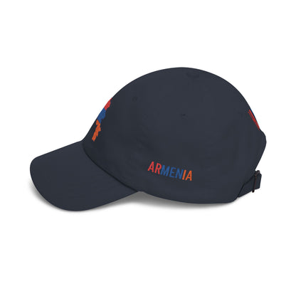 Armenia Flag Dad Cap — Embroidered Map Baseball Hat