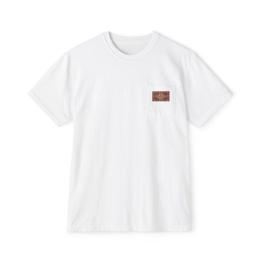 Pocket T-Shirt — Vintage Woven Patch Casual Tee