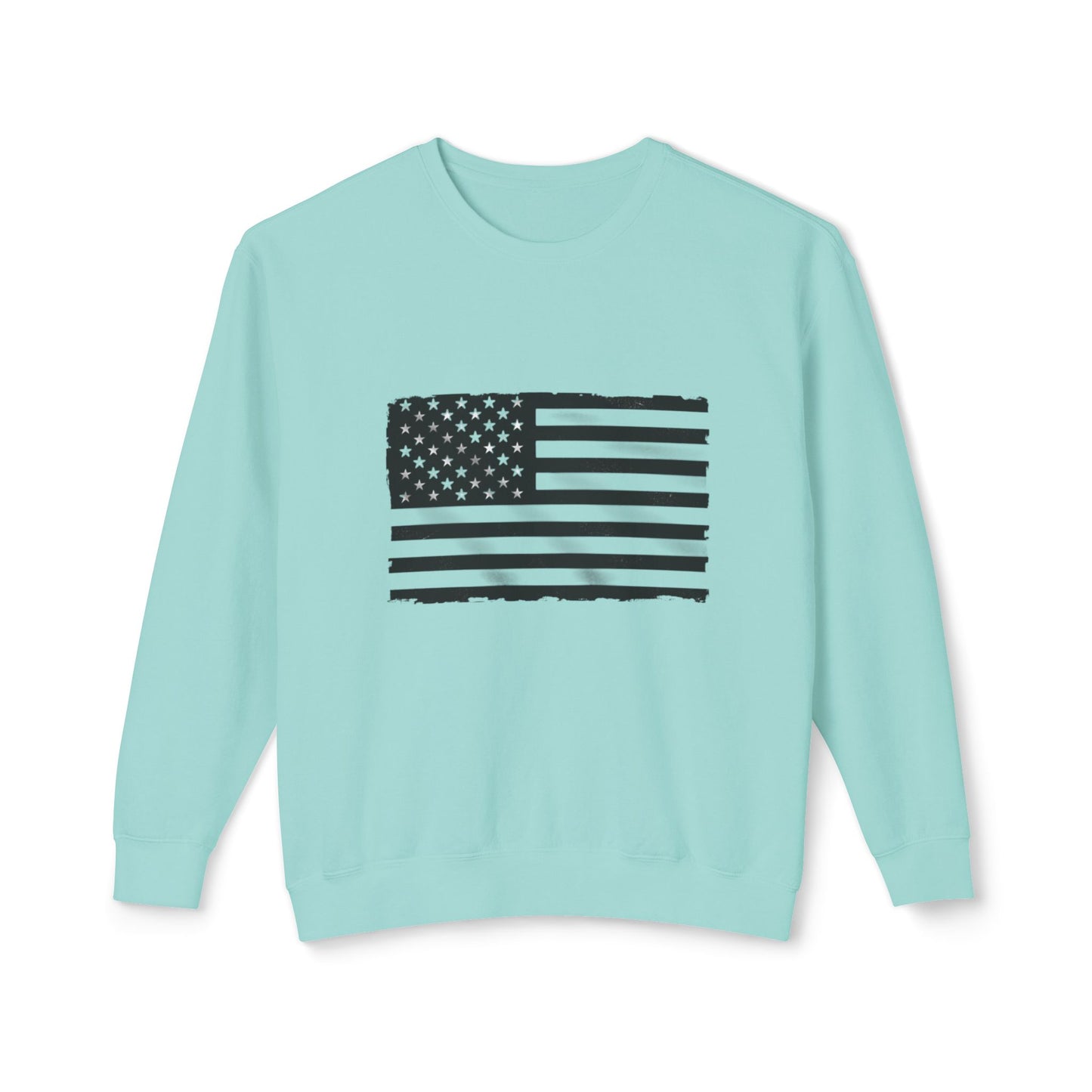 Vintage Distressed American Flag Sweatshirt