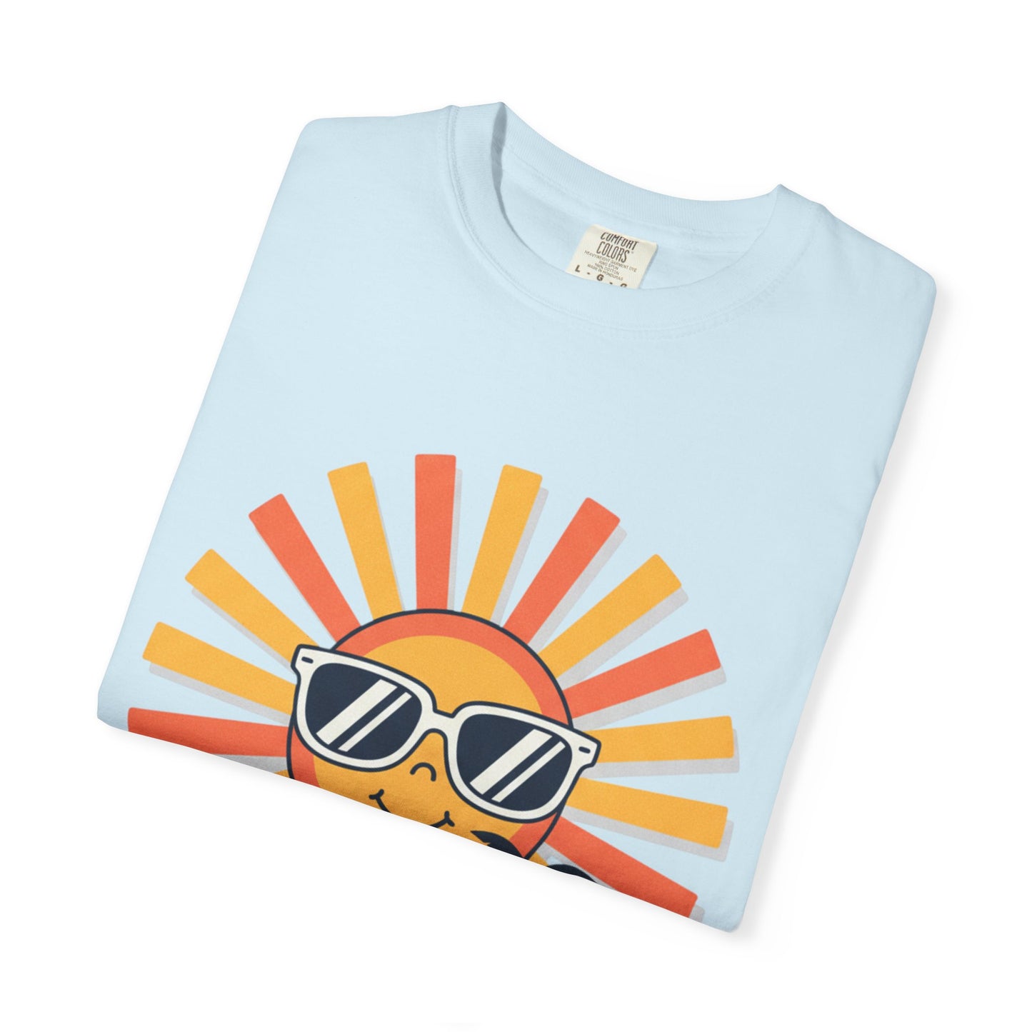 Summer Vibes T-Shirt — Retro Sun with Sunglasses Beach Graphic