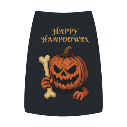 Halloween Pet Tank Top, Dog Costume, Pumpkin Themed, Fall Fashion, Pet Apparel, Seasonal Wear