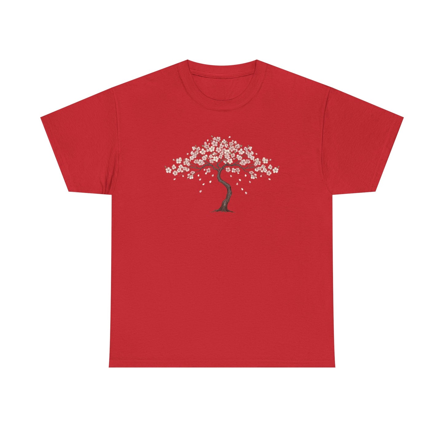 Cherry Blossom Tree T-Shirt — Minimal Floral Spring Tee