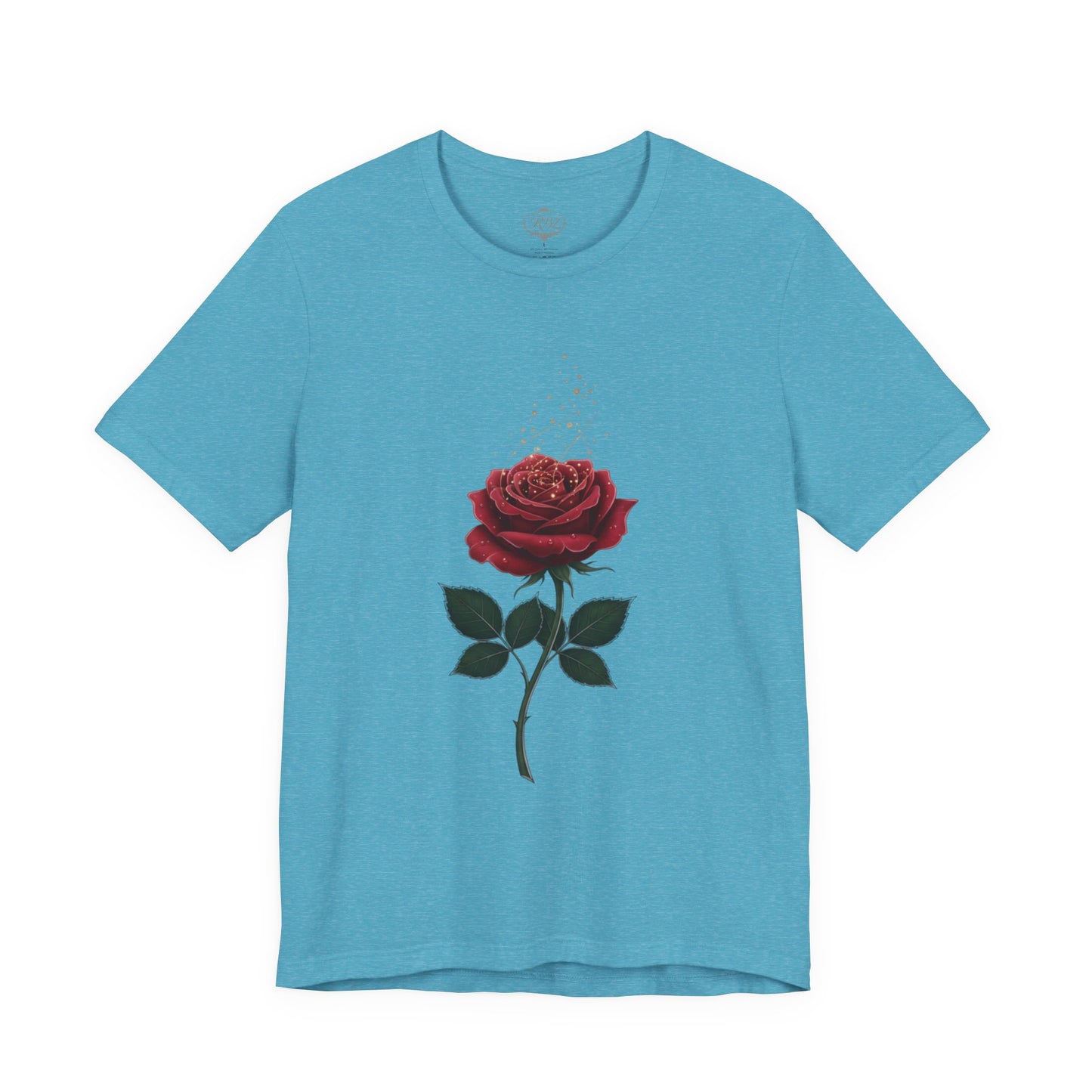 Red Rose Graphic Tee - Vintage Single Bloom T-Shirt
