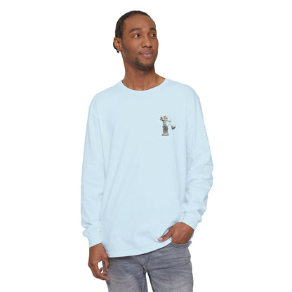 Cupid Cherub Long Sleeve Tee — Vintage Cupid Heart Graphic