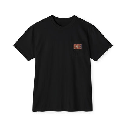 Pocket T-Shirt — Vintage Woven Patch Casual Tee