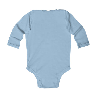 Baby Christmas Rocking Horse Long Sleeve Bodysuit — Holiday Nursery Outfit