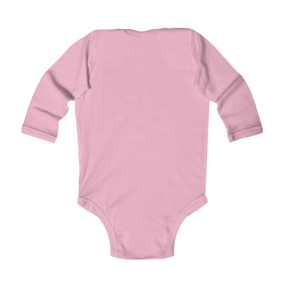 Baby Christmas Rocking Horse Long Sleeve Bodysuit — Holiday Nursery Outfit