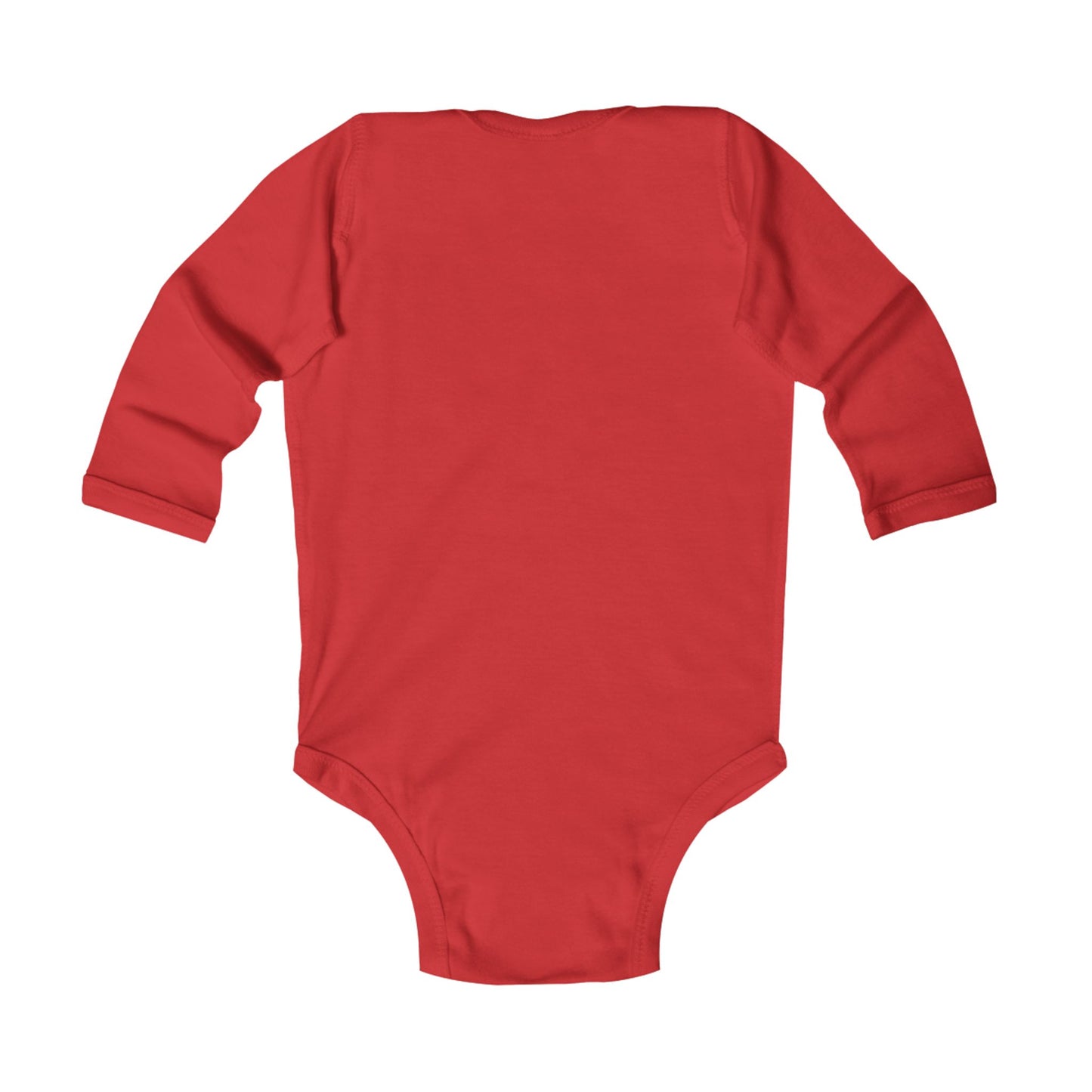 Baby Christmas Rocking Horse Long Sleeve Bodysuit — Holiday Nursery Outfit