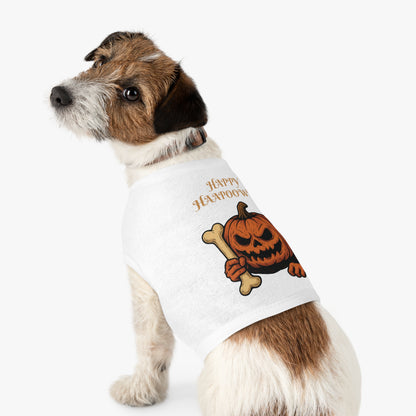 Halloween Pet Tank Top, Dog Costume, Pumpkin Themed, Fall Fashion, Pet Apparel, Seasonal Wear