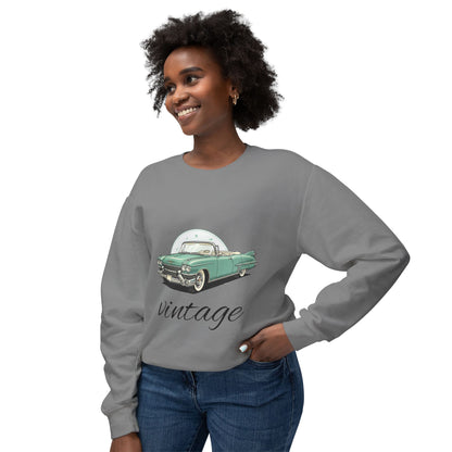 Vintage Green Classic Car Crewneck Sweatshirt