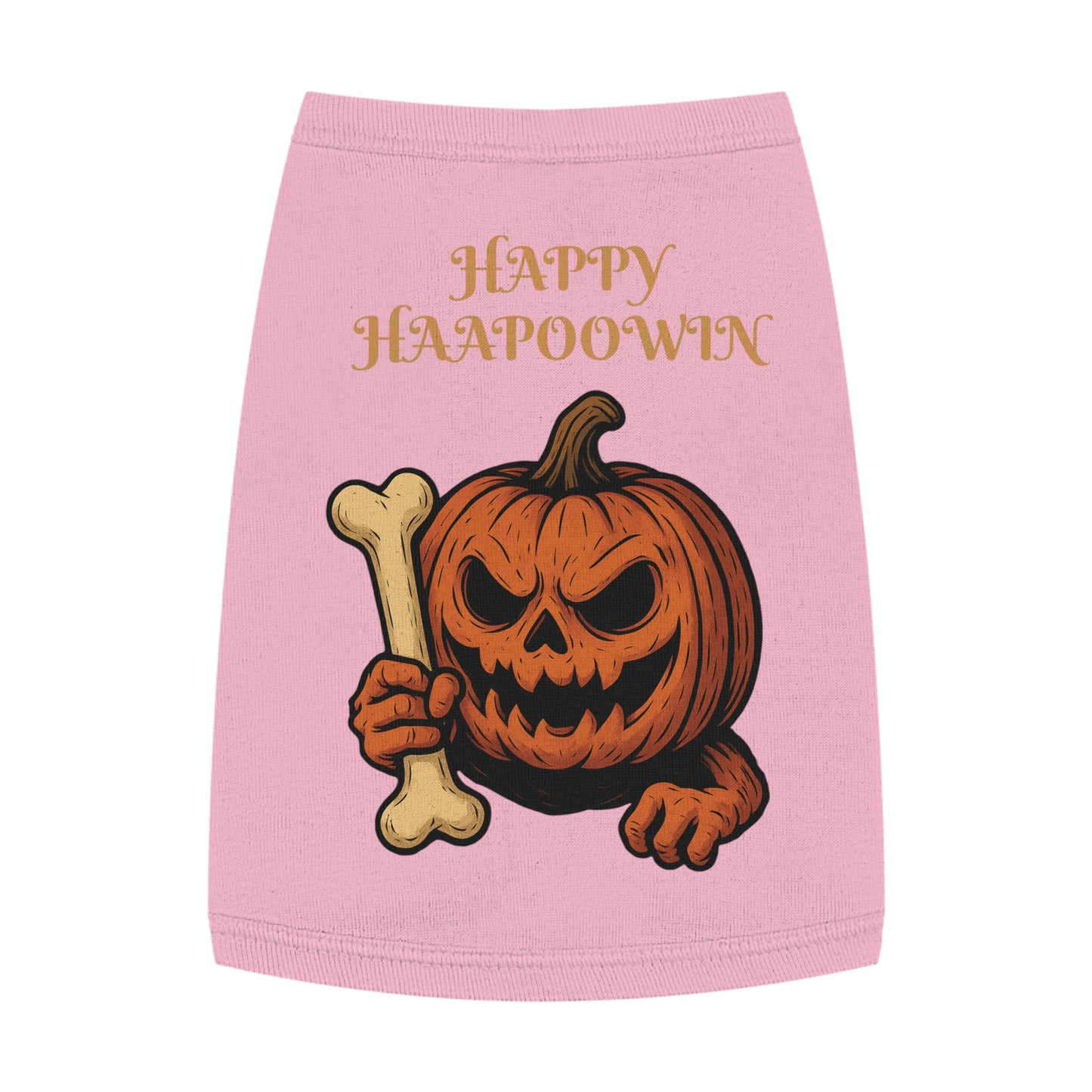 Halloween Pet Tank Top, Dog Costume, Pumpkin Themed, Fall Fashion, Pet Apparel, Seasonal Wear