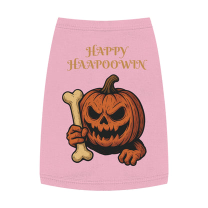 Halloween Pet Tank Top, Dog Costume, Pumpkin Themed, Fall Fashion, Pet Apparel, Seasonal Wear