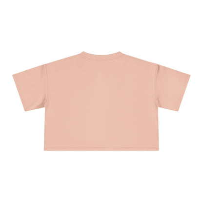 Floral Bouquet Crop Tee — Sunflower & Butterfly Garden Top