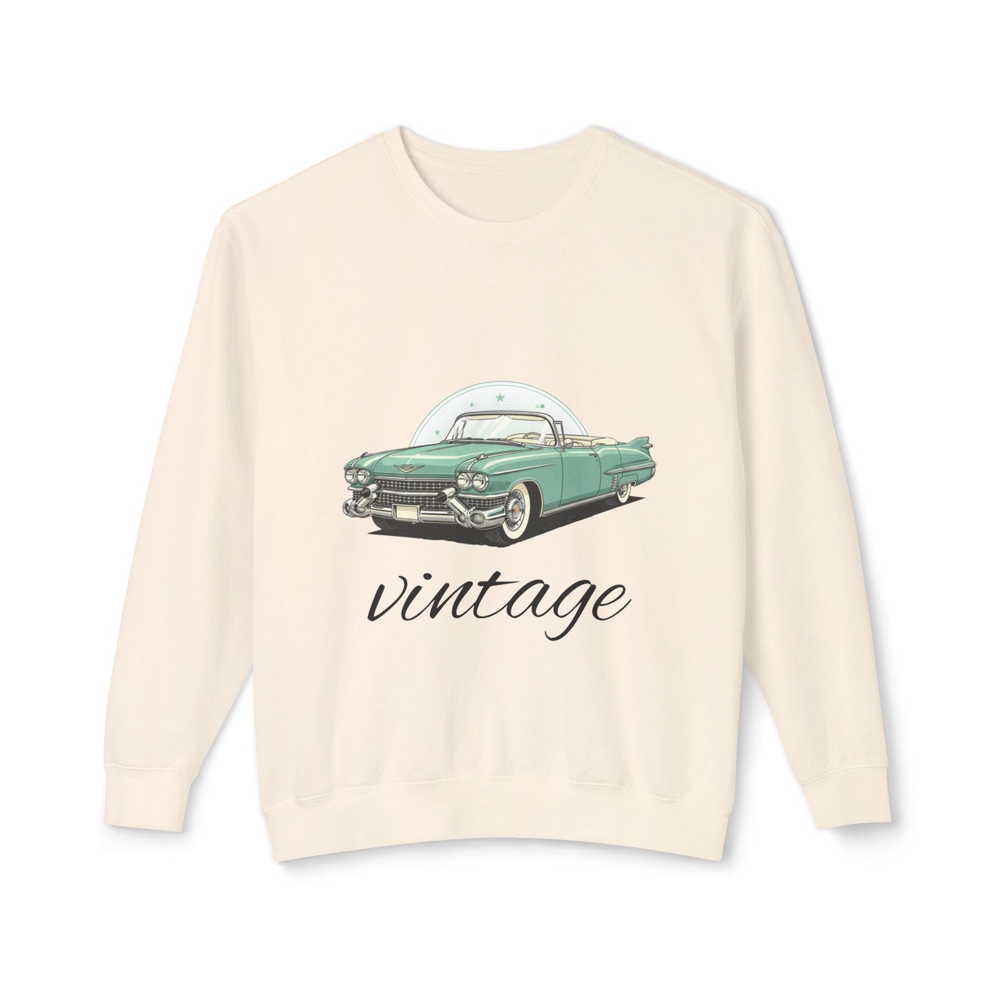 Vintage Green Classic Car Crewneck Sweatshirt
