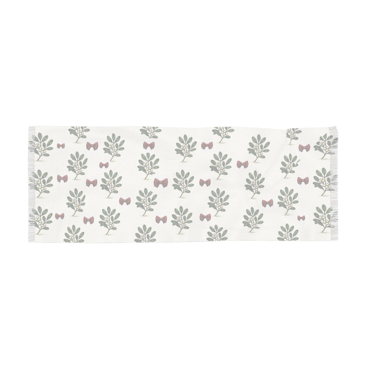 Botanical Print Light Scarf - Spring Fashion Accessory, Lightweight Wrap, Floral Scarf for Women, Gift Idea, Casual Wear