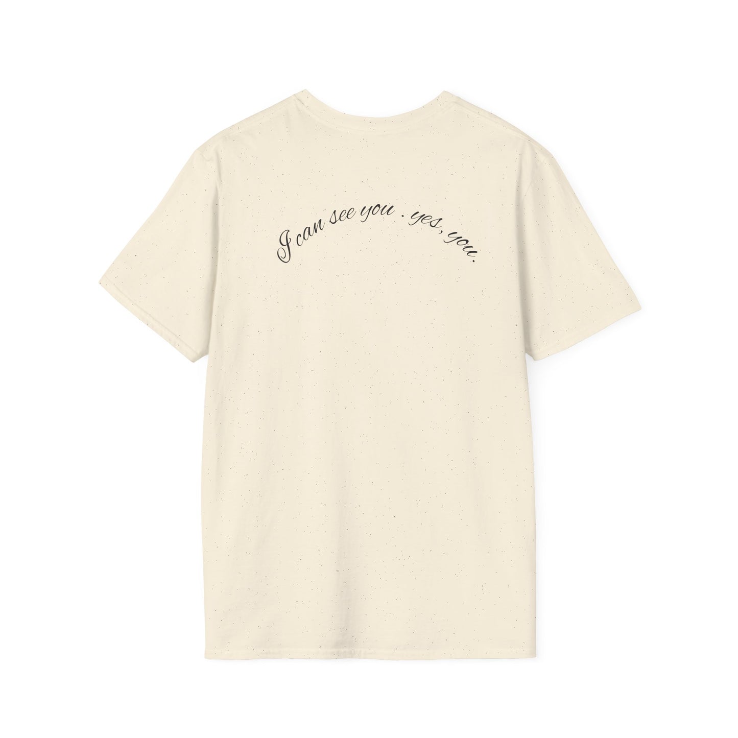 T-Shirt — 'Blink If You Love Me' Script Graphic Tee
