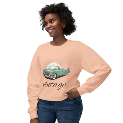 Vintage Green Classic Car Crewneck Sweatshirt
