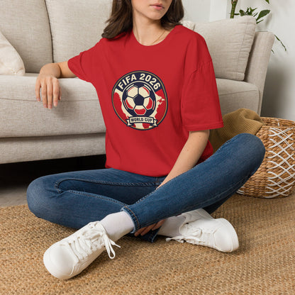 FIFA 2026 Soccer World Cup T-Shirt — Retro Football Fan Tee