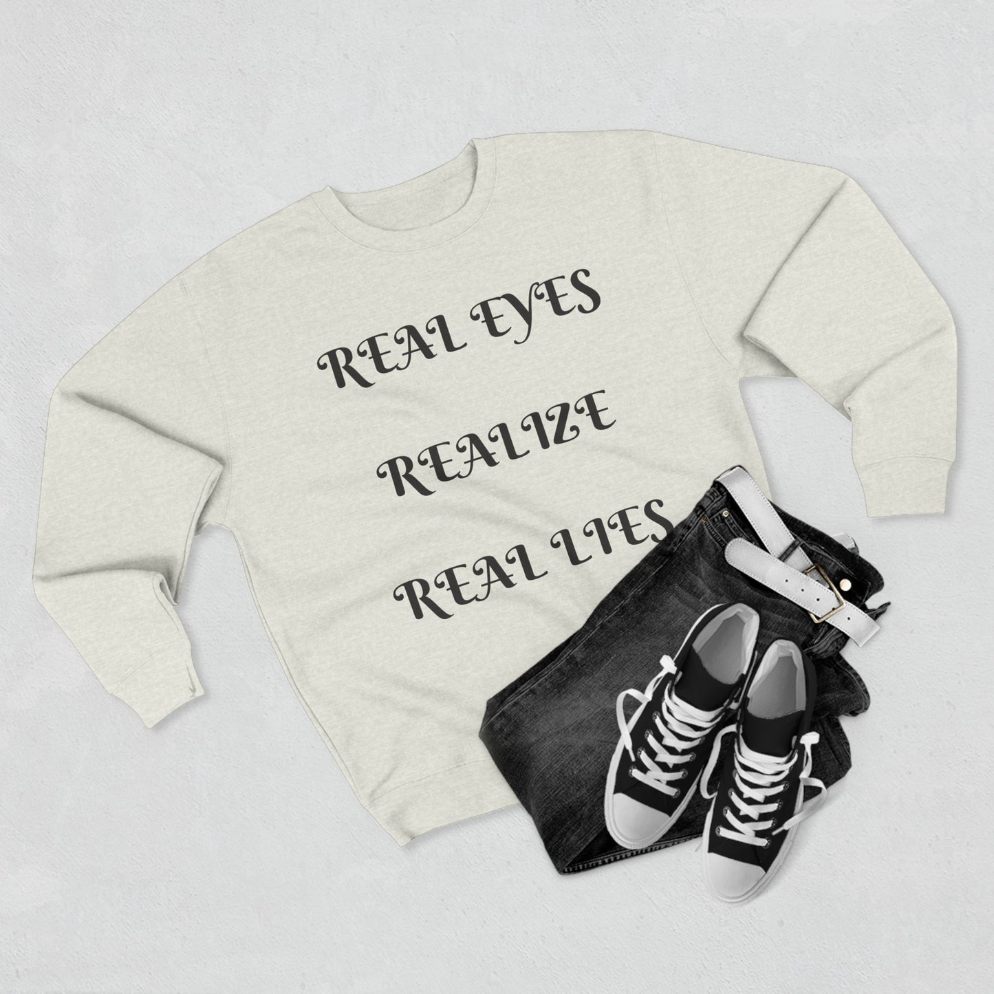 Unisex Crewneck Sweatshirt with Inspirational Quote, Cozy Sweatshirt, Gift for Friends, Motivational Apparel, Casual Wear, Trendy Sweatshirt