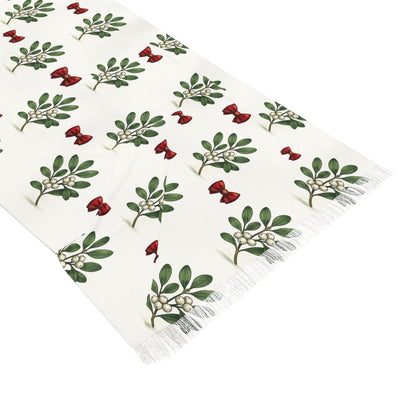 Botanical Print Light Scarf - Spring Fashion Accessory, Lightweight Wrap, Floral Scarf for Women, Gift Idea, Casual Wear