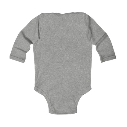 Baby Christmas Rocking Horse Long Sleeve Bodysuit — Holiday Nursery Outfit