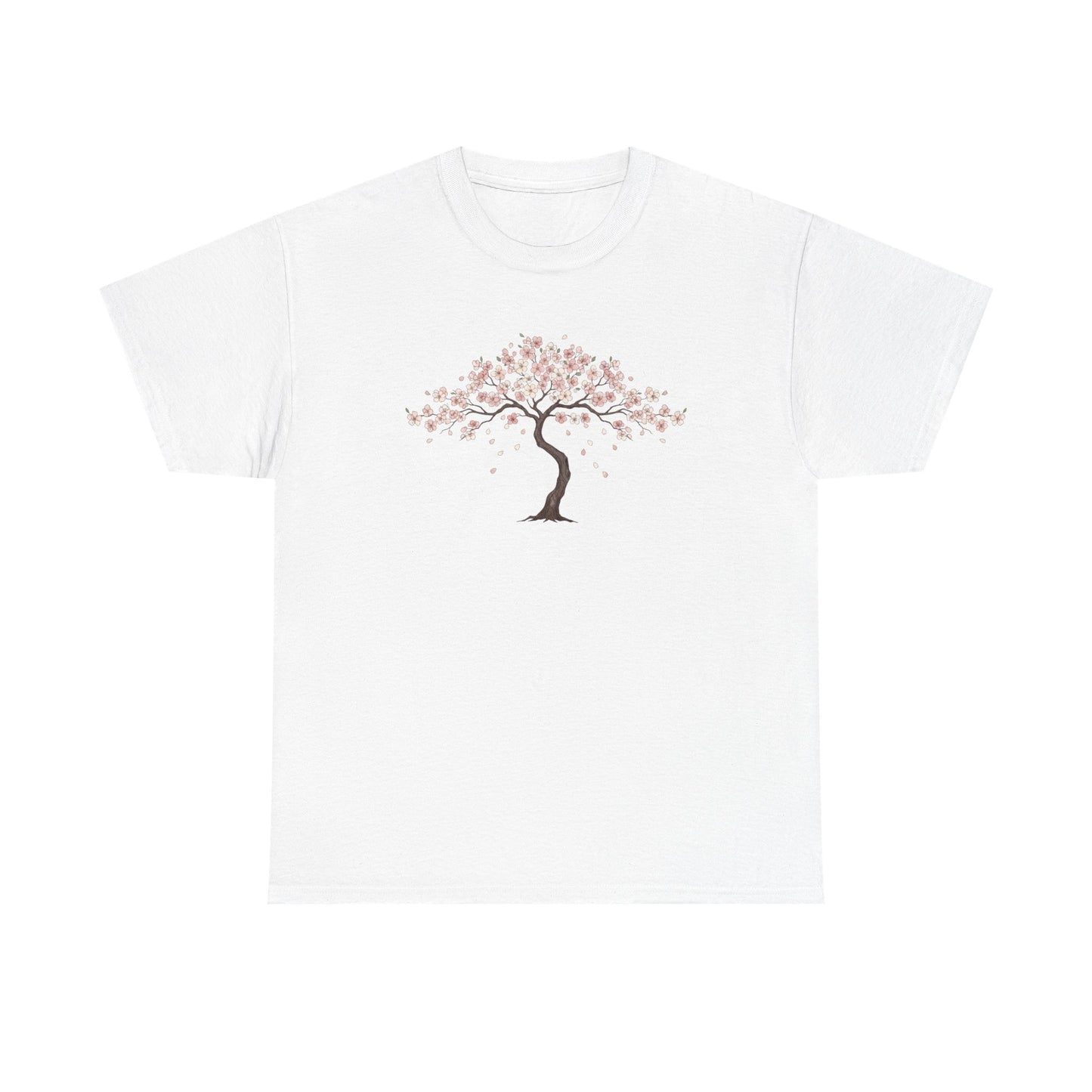 Cherry Blossom Tree T-Shirt — Minimal Floral Spring Tee