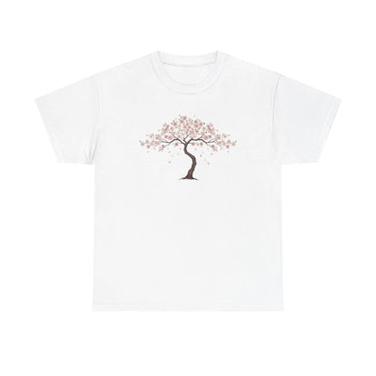 Cherry Blossom Tree T-Shirt — Minimal Floral Spring Tee