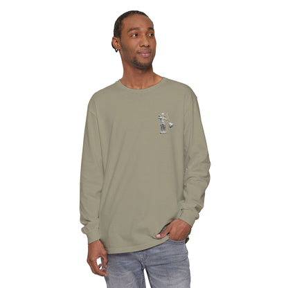 Cupid Cherub Long Sleeve Tee — Vintage Cupid Heart Graphic