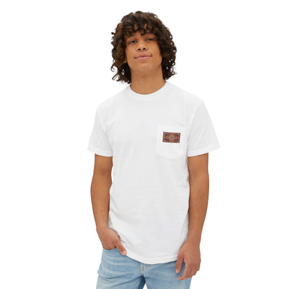 Pocket T-Shirt — Vintage Woven Patch Casual Tee