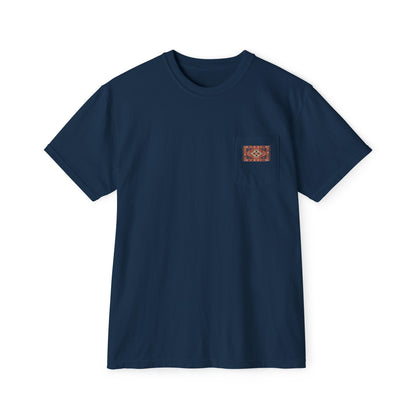 Pocket T-Shirt — Vintage Woven Patch Casual Tee