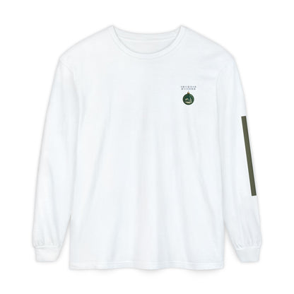 Minimalist Green Drop Long Sleeve T-Shirt