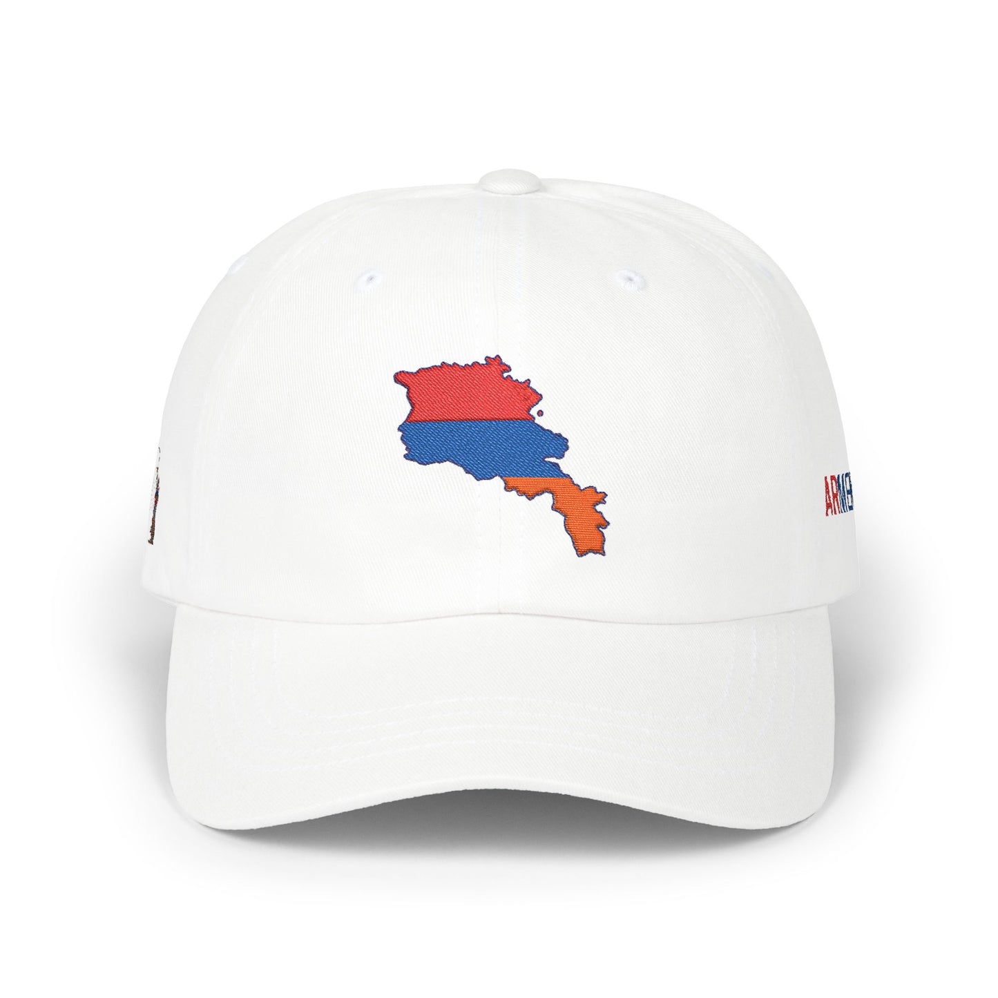 Armenia Flag Dad Cap — Embroidered Map Baseball Hat