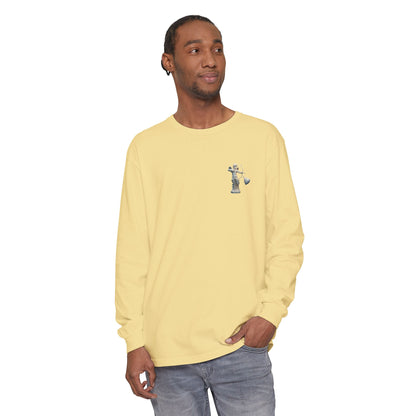 Cupid Cherub Long Sleeve Tee — Vintage Cupid Heart Graphic