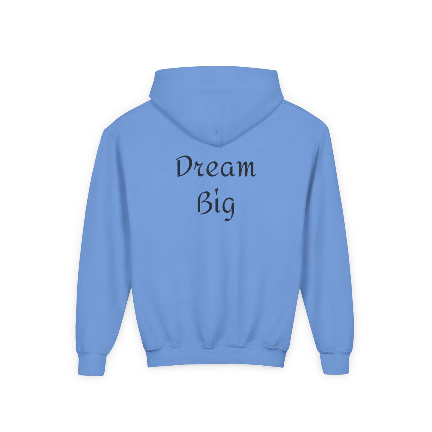 Rocket Launch Youth Hoodie, Dream Big Hooded Sweatshirt, Kids Space Hoodie, Future Astronaut Gift, Inspirational Sweatshirt