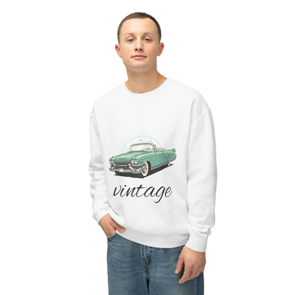 Vintage Green Classic Car Crewneck Sweatshirt
