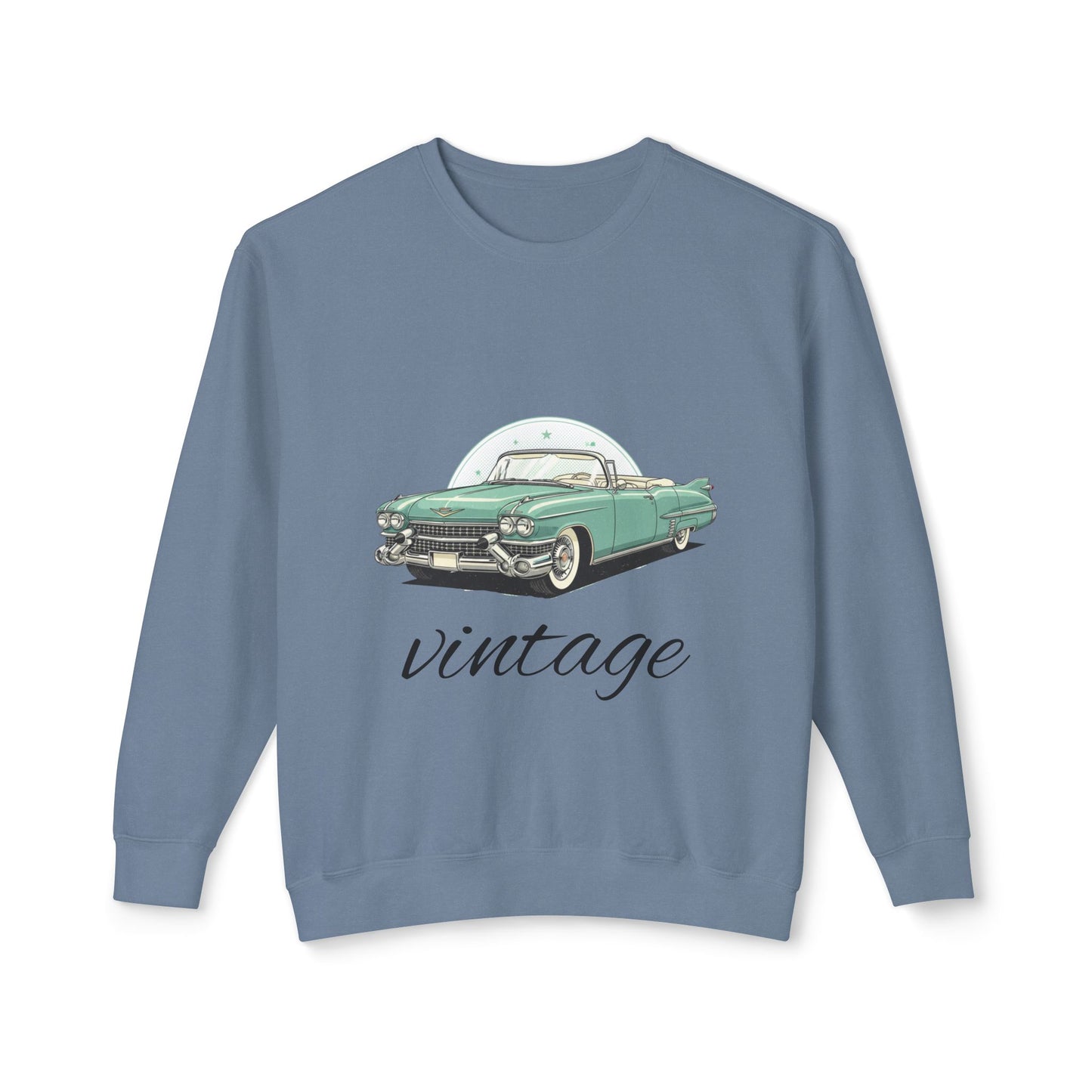 Vintage Green Classic Car Crewneck Sweatshirt