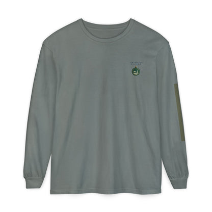 Minimalist Green Drop Long Sleeve T-Shirt