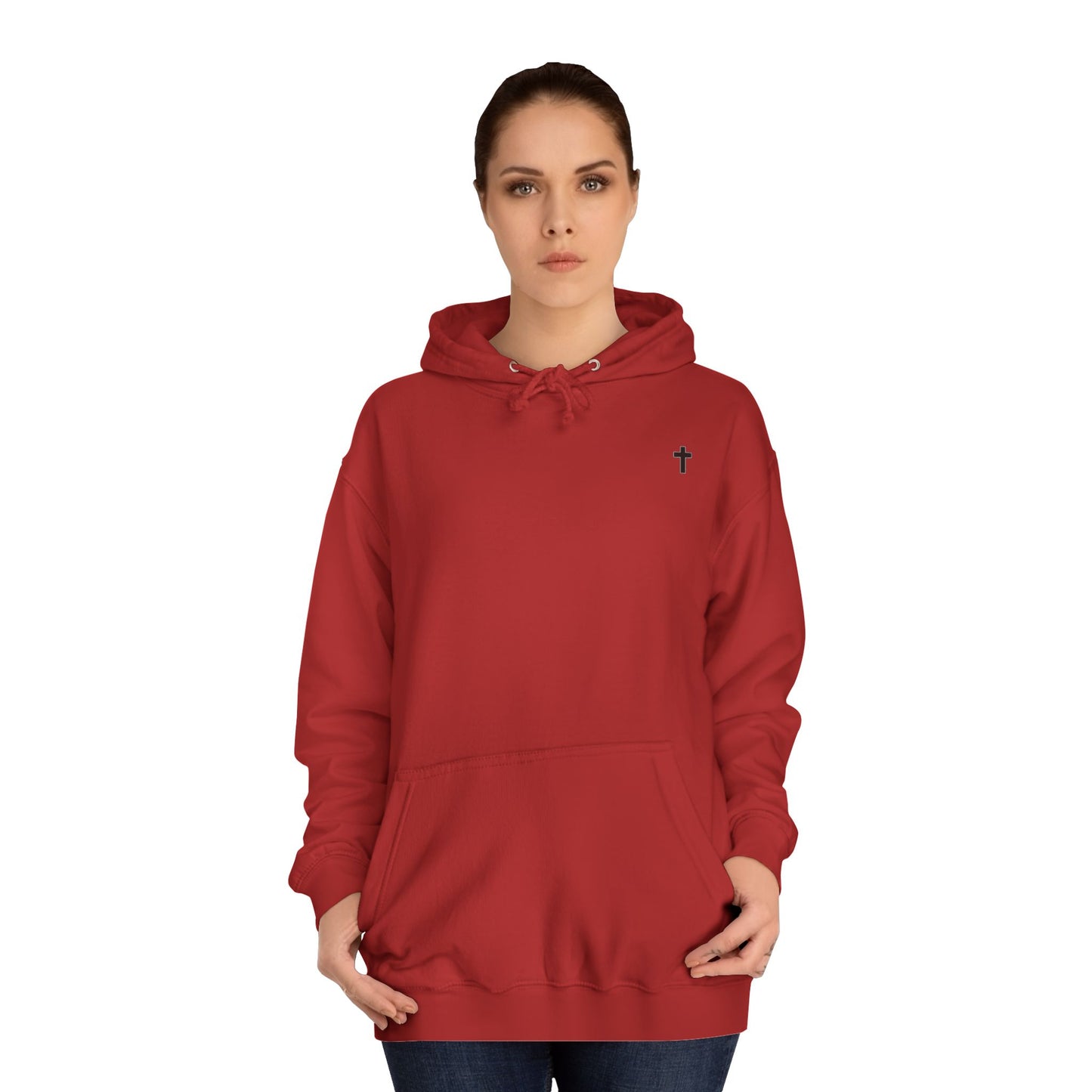 Religious Cross Hoodie — Ornate Gothic Cross Pullover