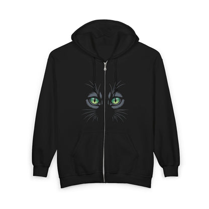 Mystical Cat Eyes Zip Hoodie