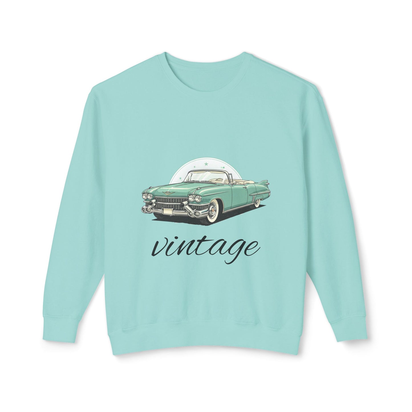 Vintage Green Classic Car Crewneck Sweatshirt