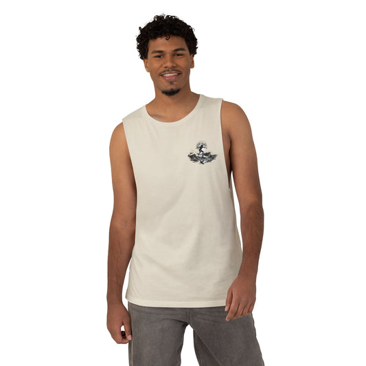 Barnard Tree Tank Top — Minimalist Chest Logo Athletic Tank