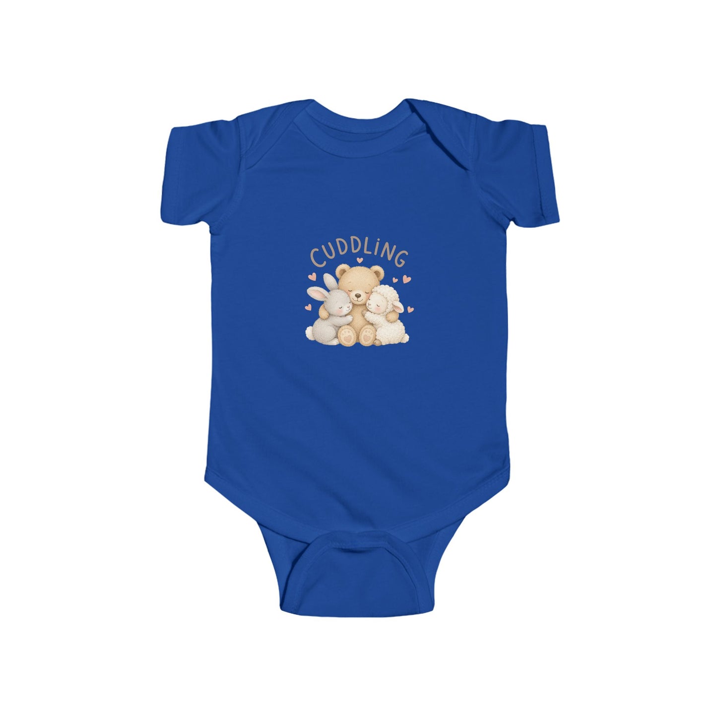 Cuddling Bear Infant Bodysuit — "Made of Cuddles and Giggles" Baby One-Piece